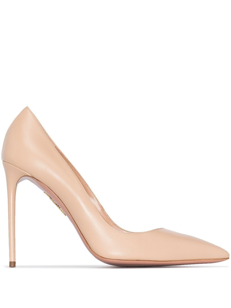 Purist 105mm leather pumps 1