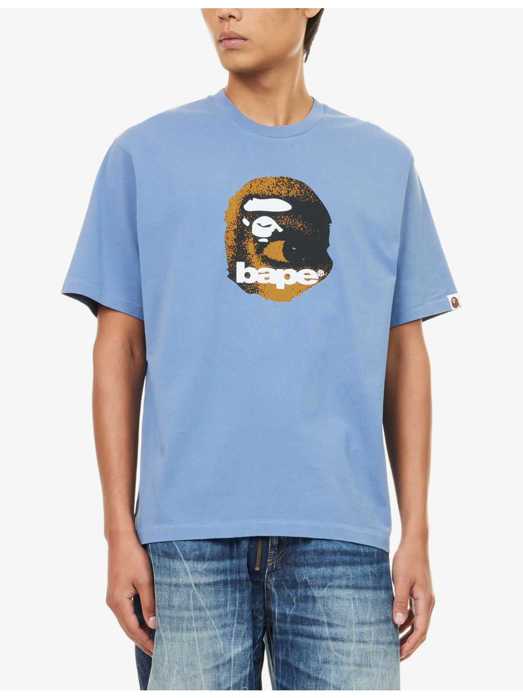 Ape Head Brand-Print Cotton-Jersey T-Shirt - 3