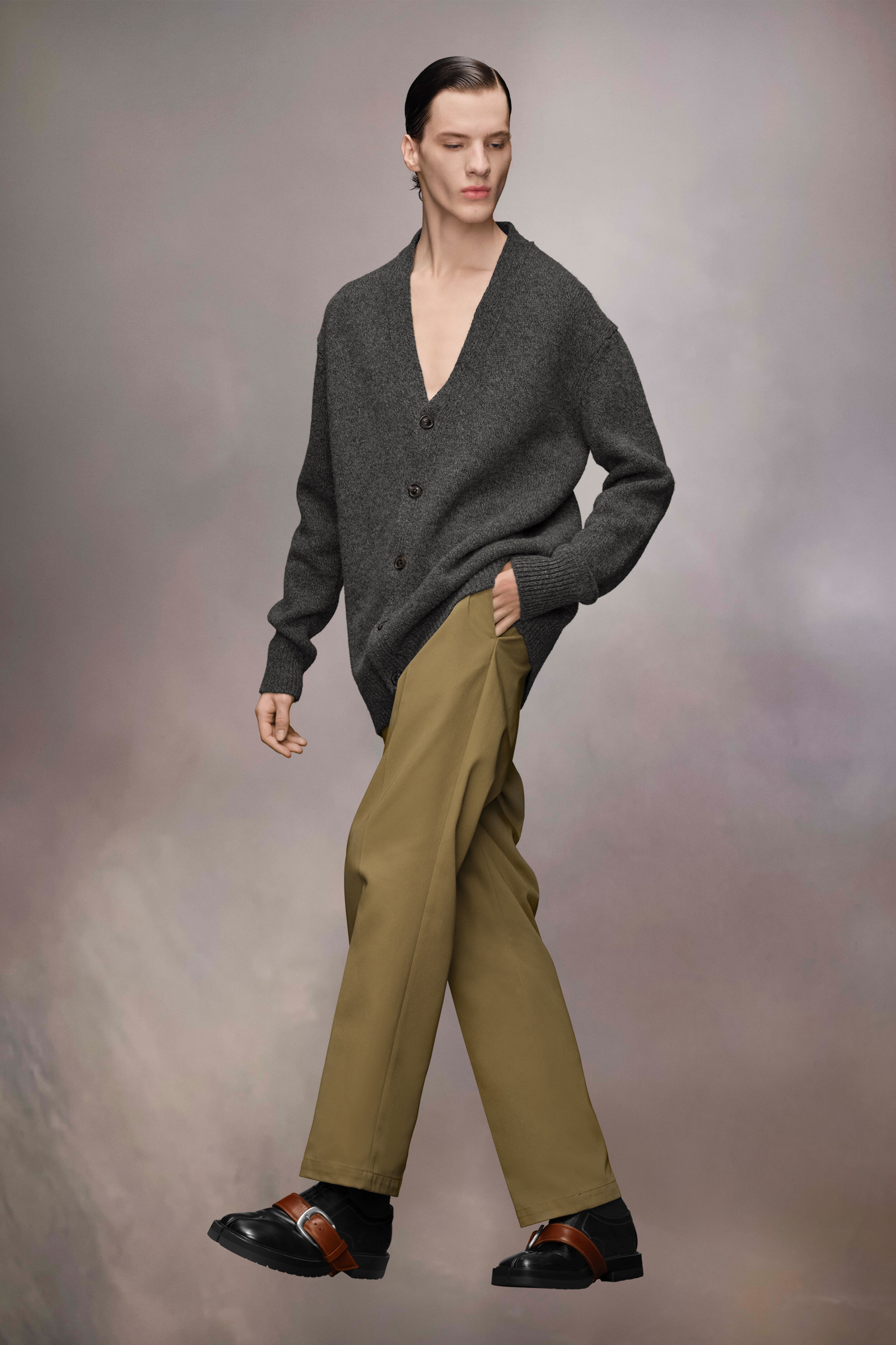 Shetland Wool Knit Cardigan - 4