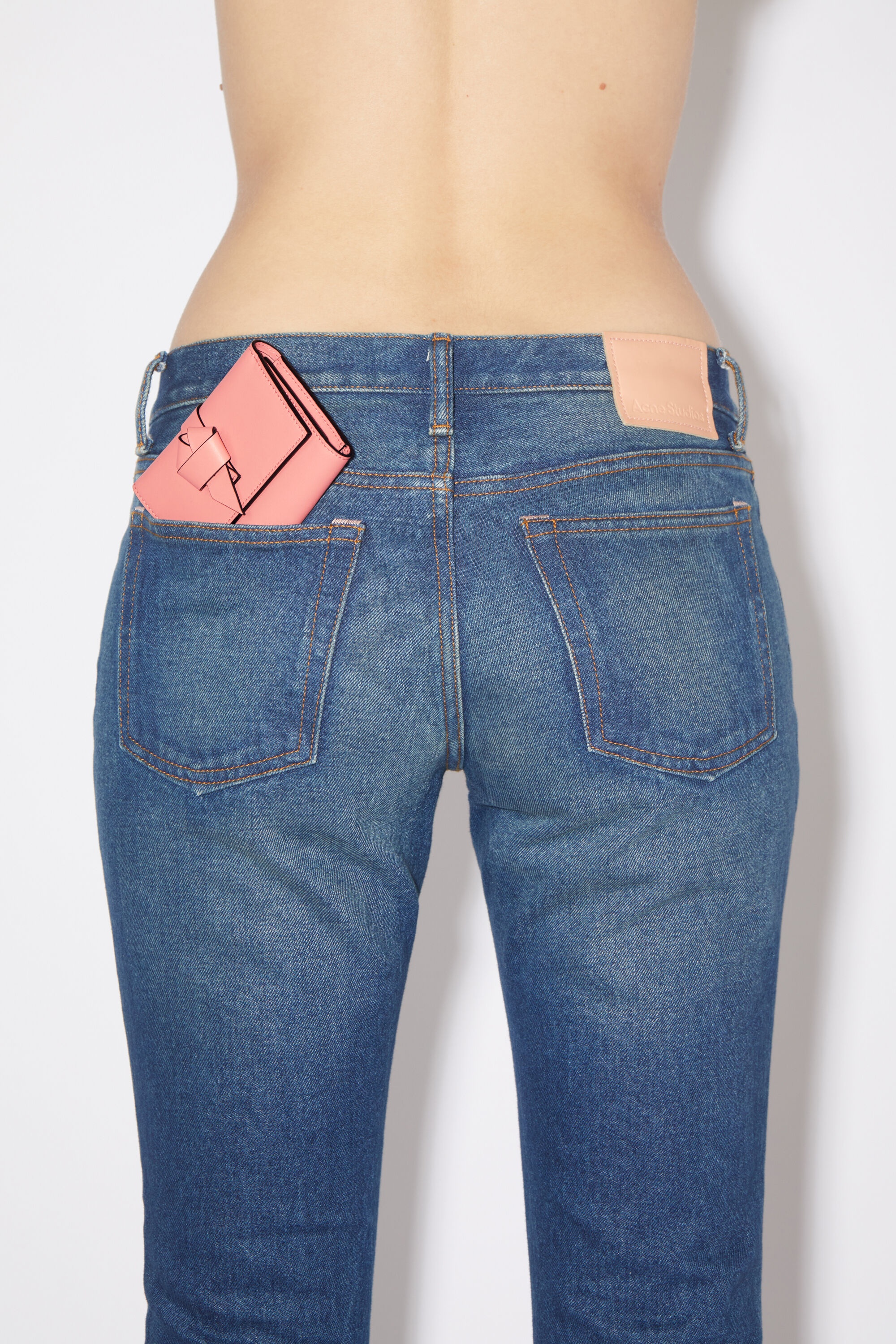 Musubi folded wallet - Salmon pink - 2