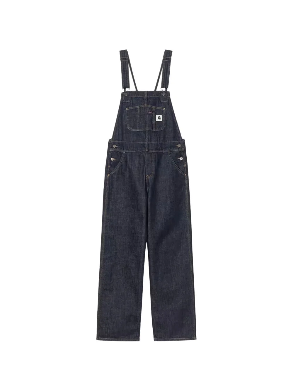 W' pocket denim jumpsuit - 1