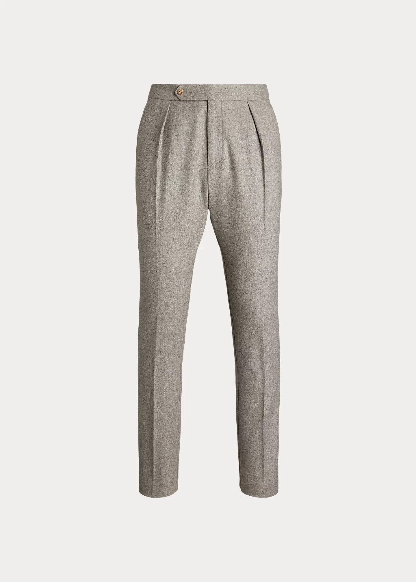 Pleated Wool Flannel Trouser - 1