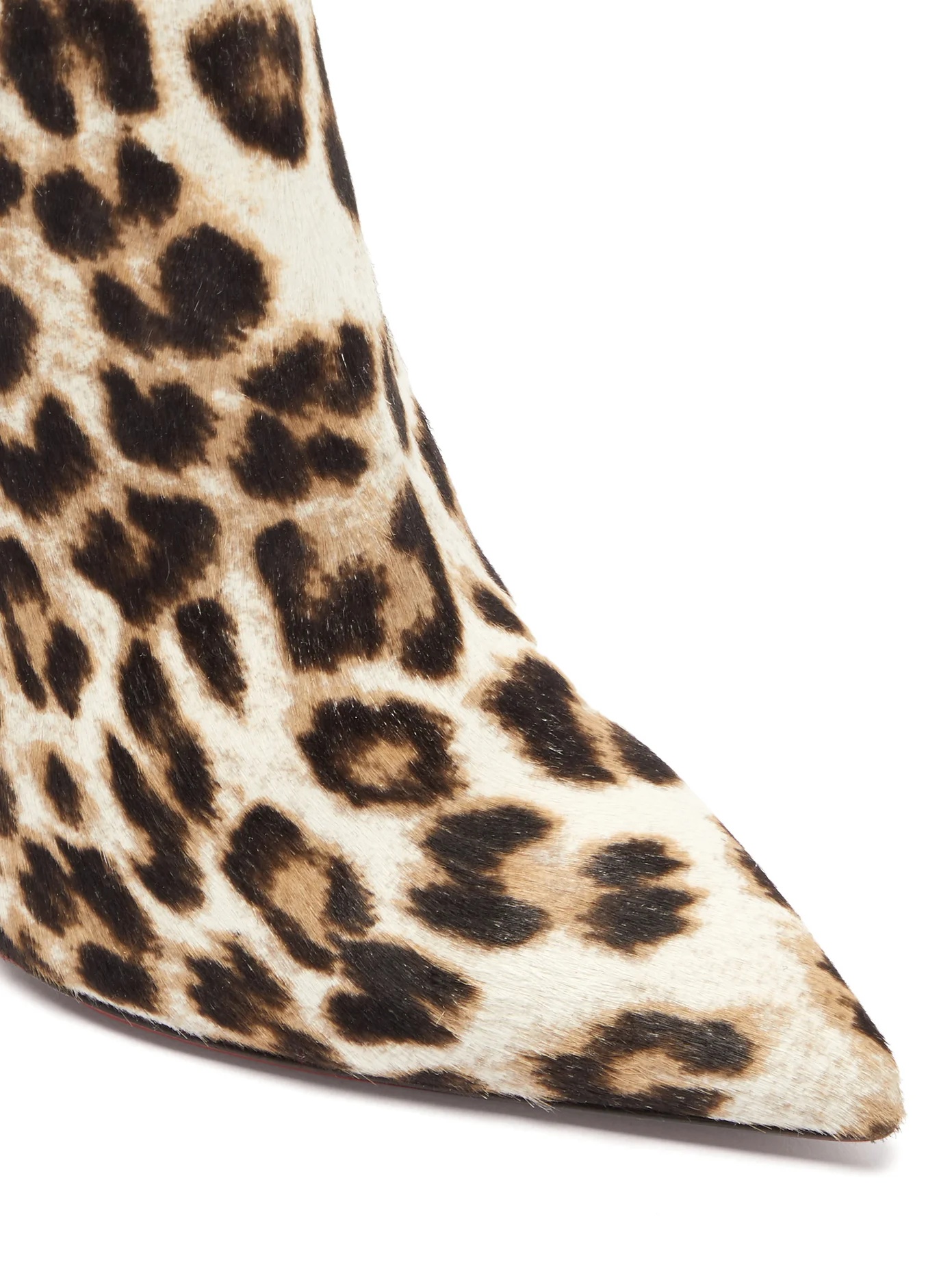 So Kate Booty 100 leopard-print calf-hair boots - 6