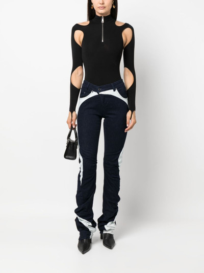 OTTOLINGER long-line panelled skinny jeans outlook