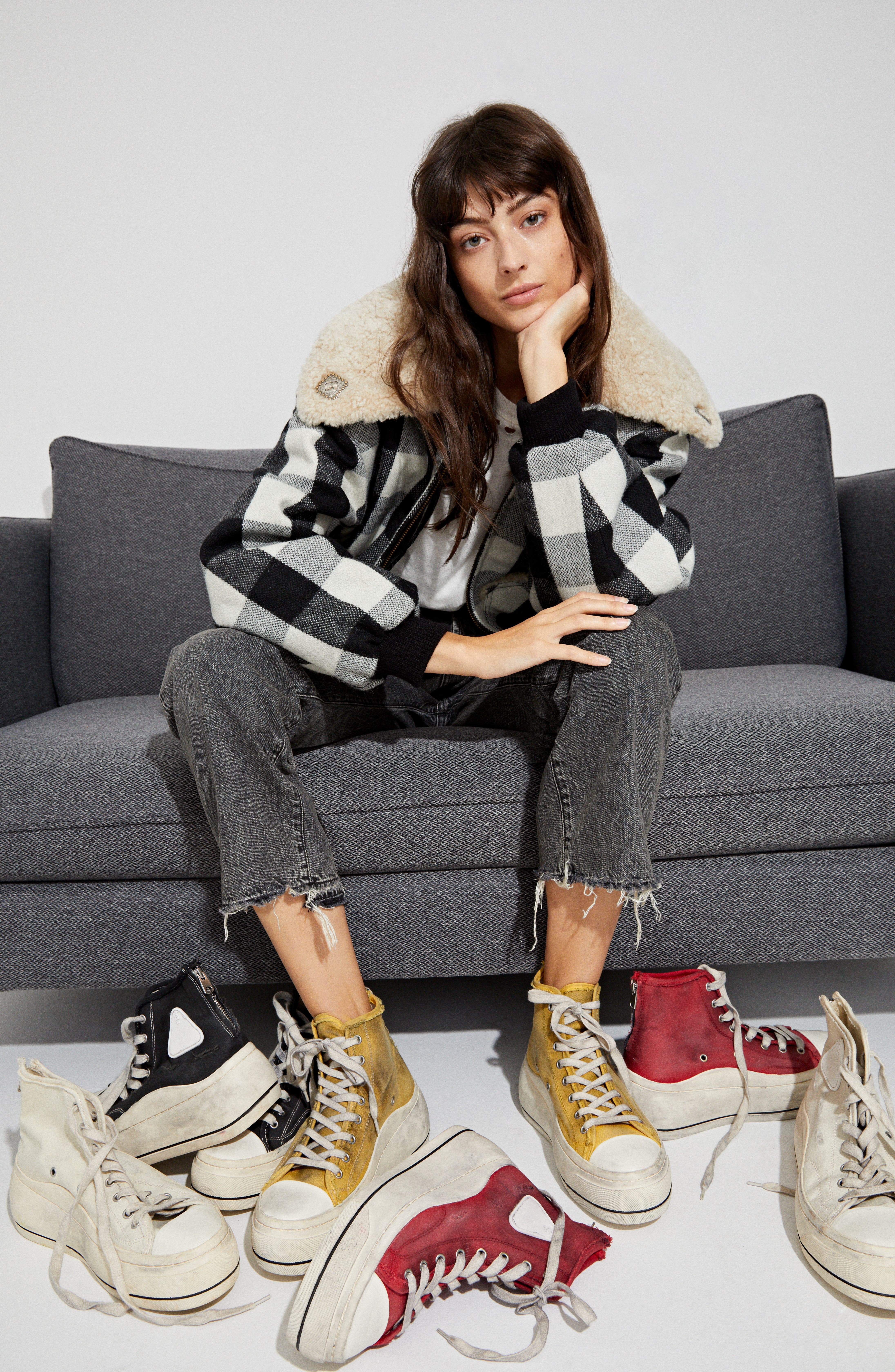 Platform High Top Sneaker - 7