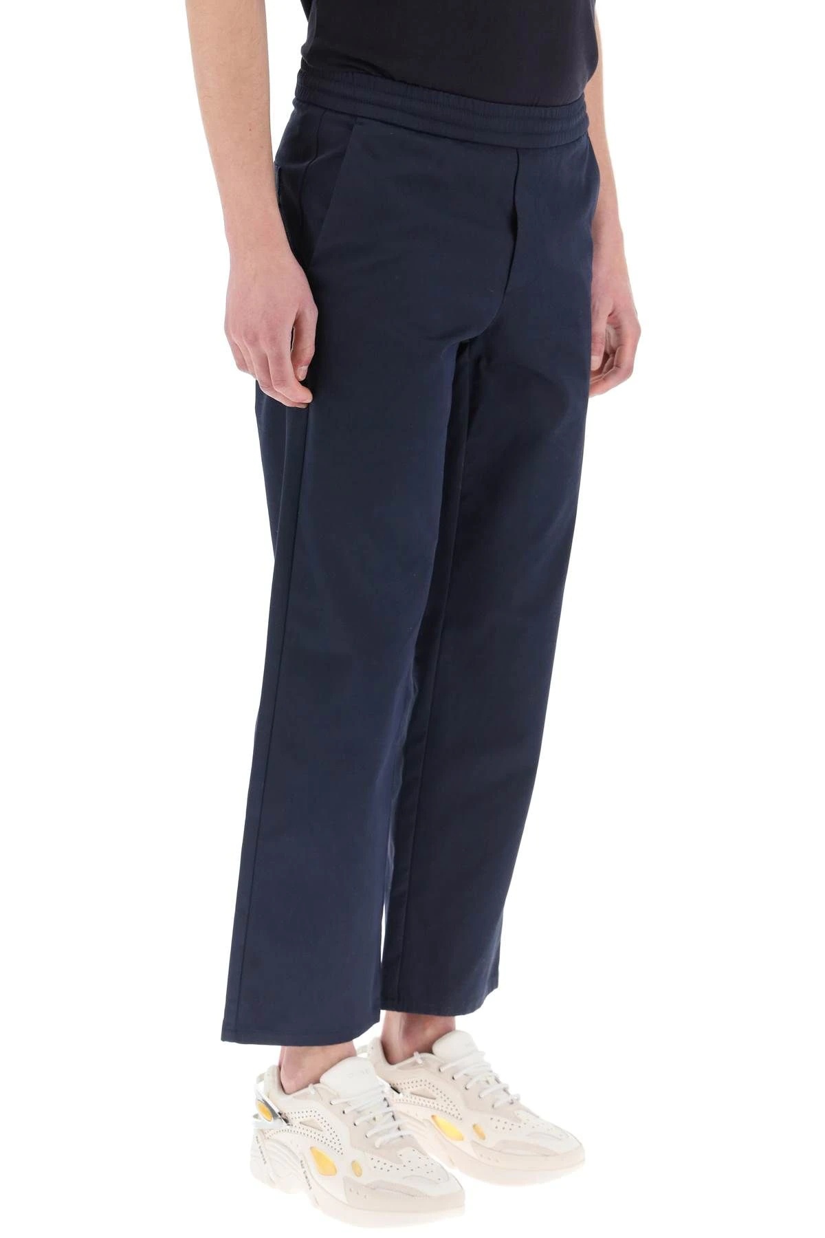 RESINED COTTON TROUSERS - 3