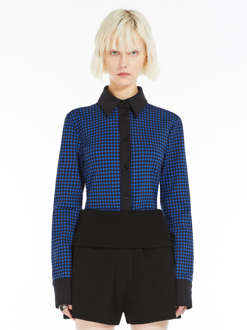 TEGLIA Stretch knit fabric shorts 5