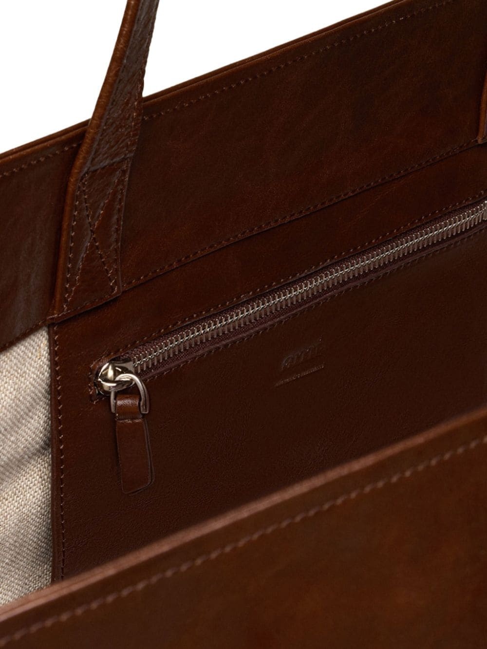 East West Maxi leather tote bag - 6