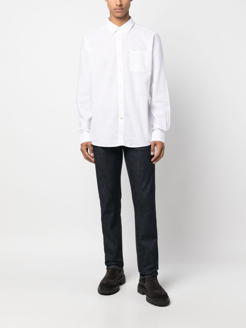 Barbour chest-pocket button-up shirt outlook