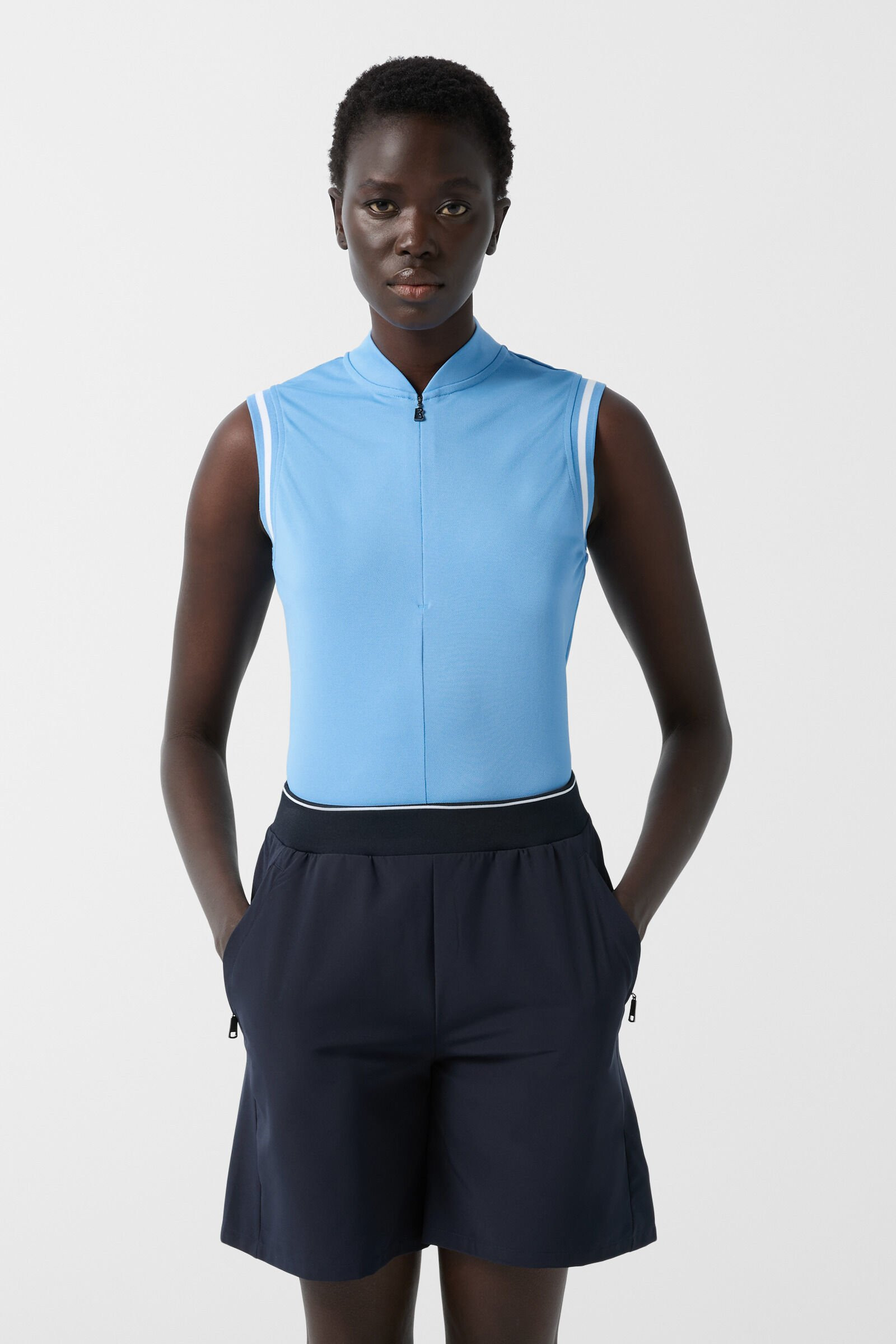 Evi Functional top in Light blue - 2