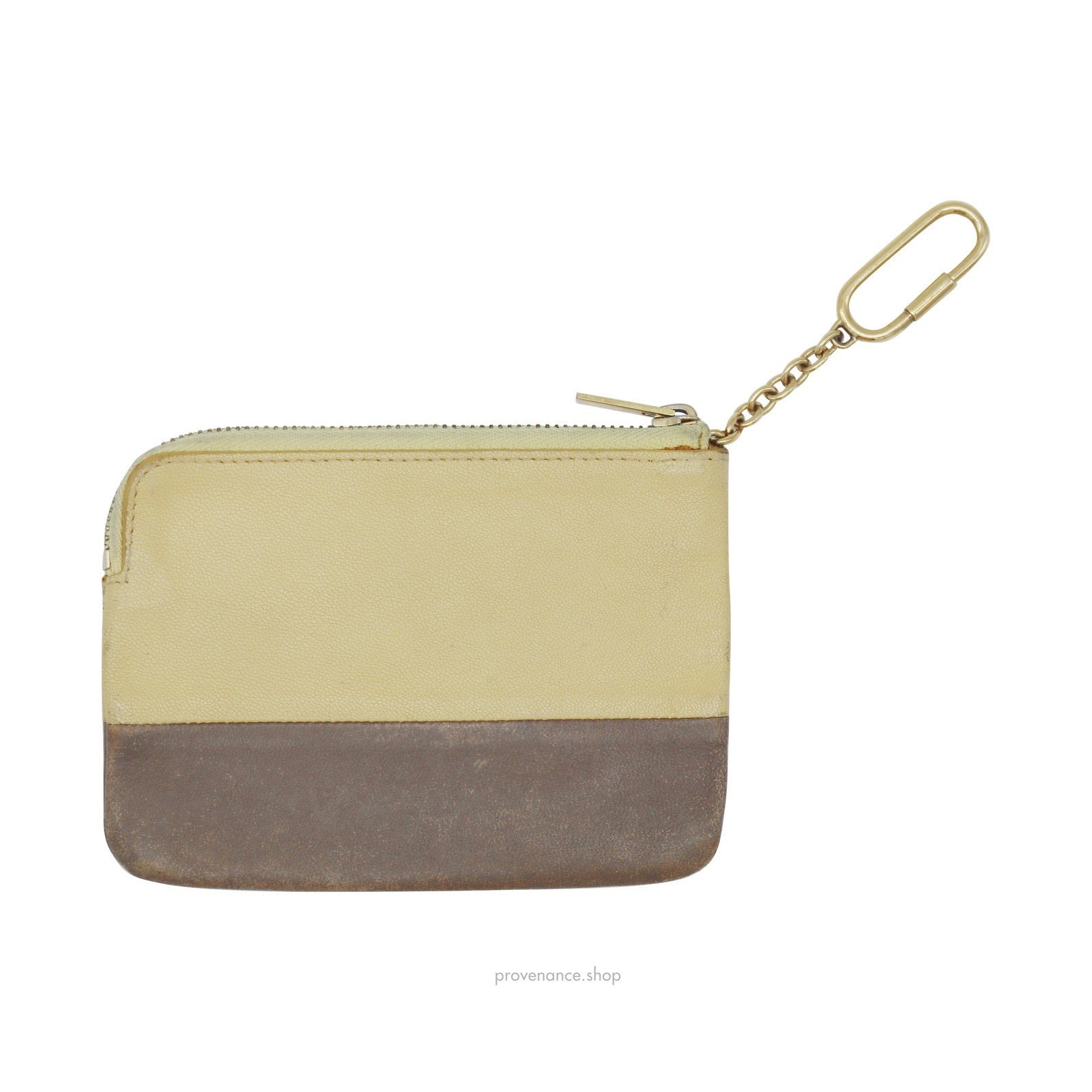Celine Key Pouch Cles - Olive Drab/Cream - 2
