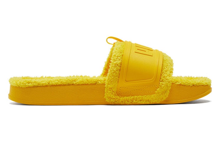 PUMA Leadcat Ylm Slide Winter YellowThickenedSlippers Yellow 384411-02 - 2