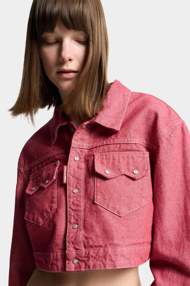 OXFORD DENIM BOXY JEAN JACKET 5