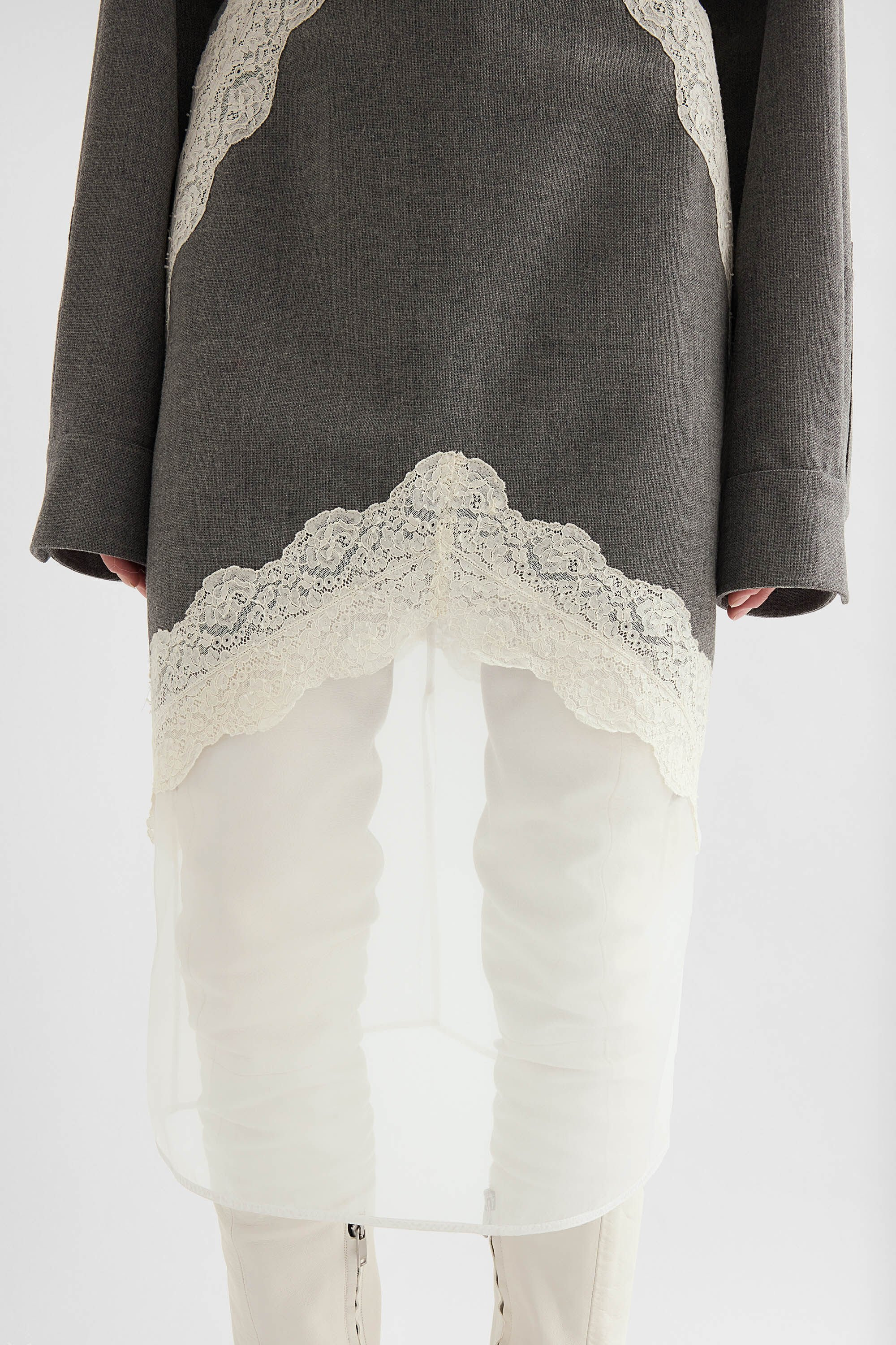 Wool Canvas Skirt - 7