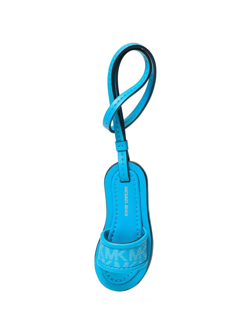 logo-print sandal charm 1