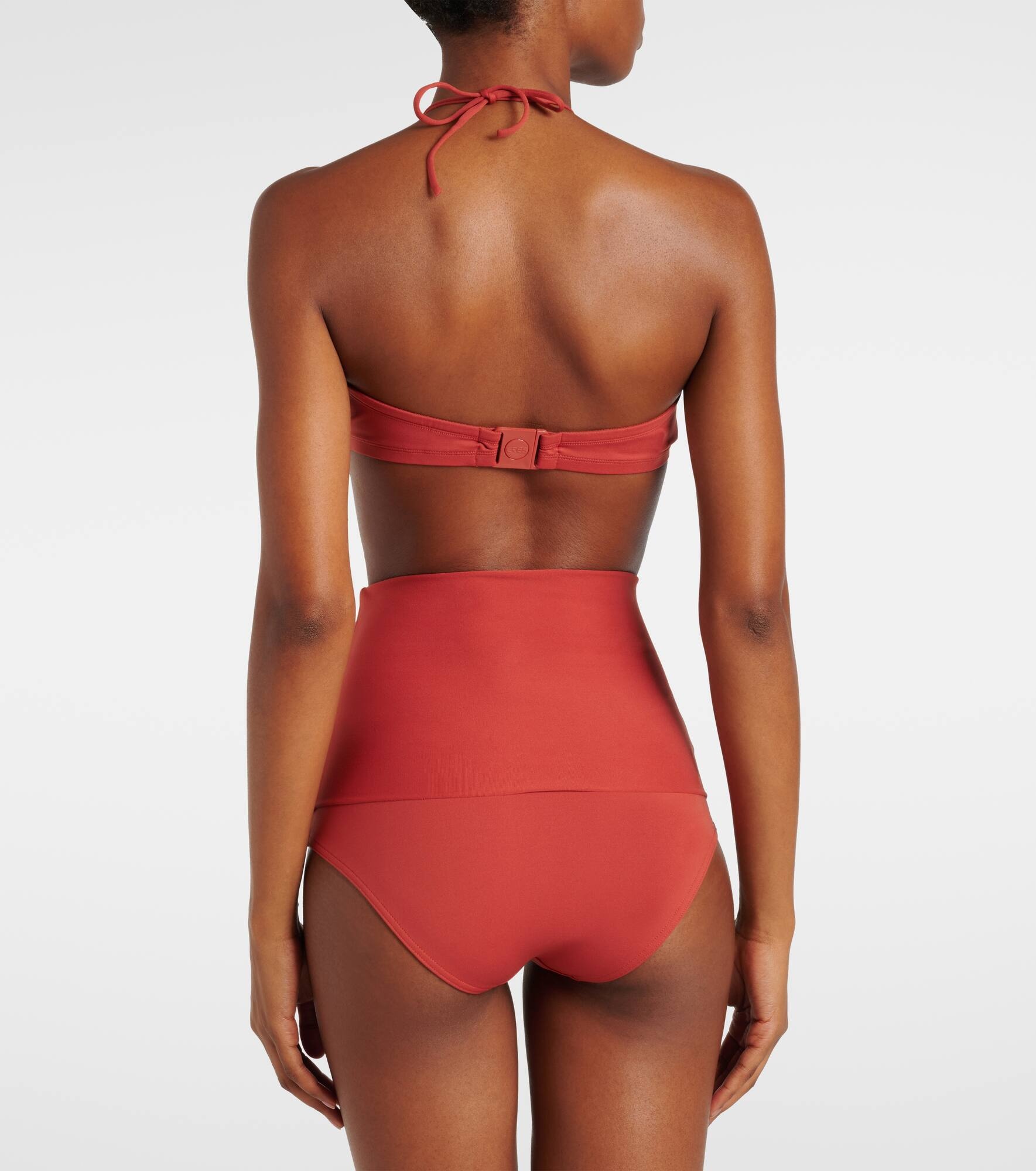 Polaris halterneck beaded bikini top - 3