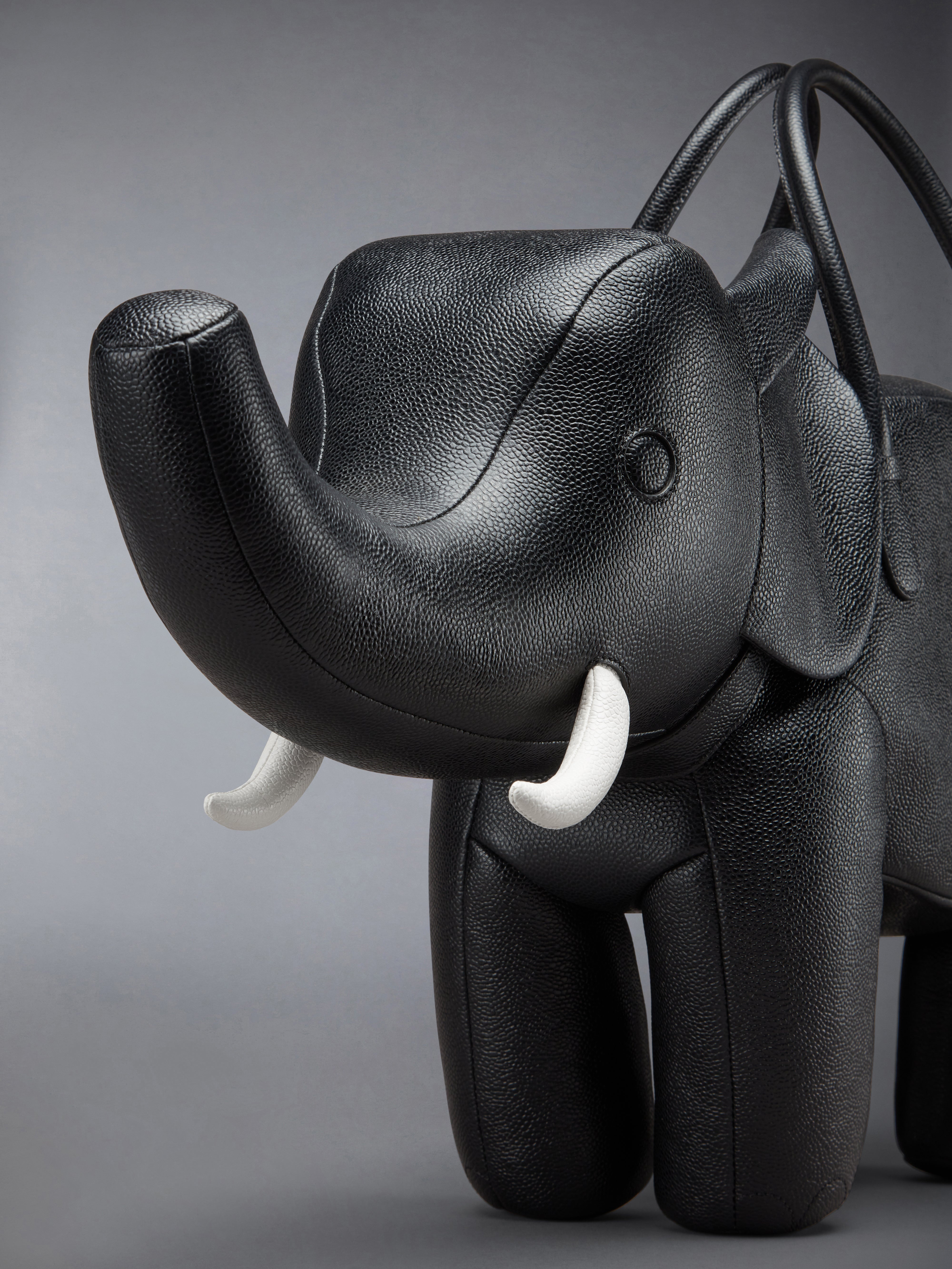 Elephant Bag In Pebble Grain - 5