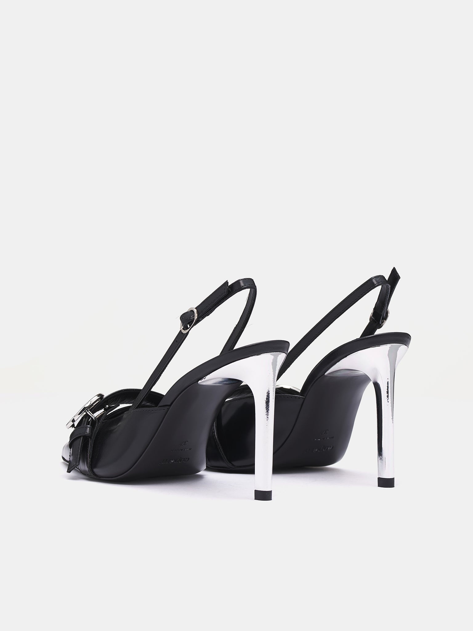 Slingback Belt Heels - 5