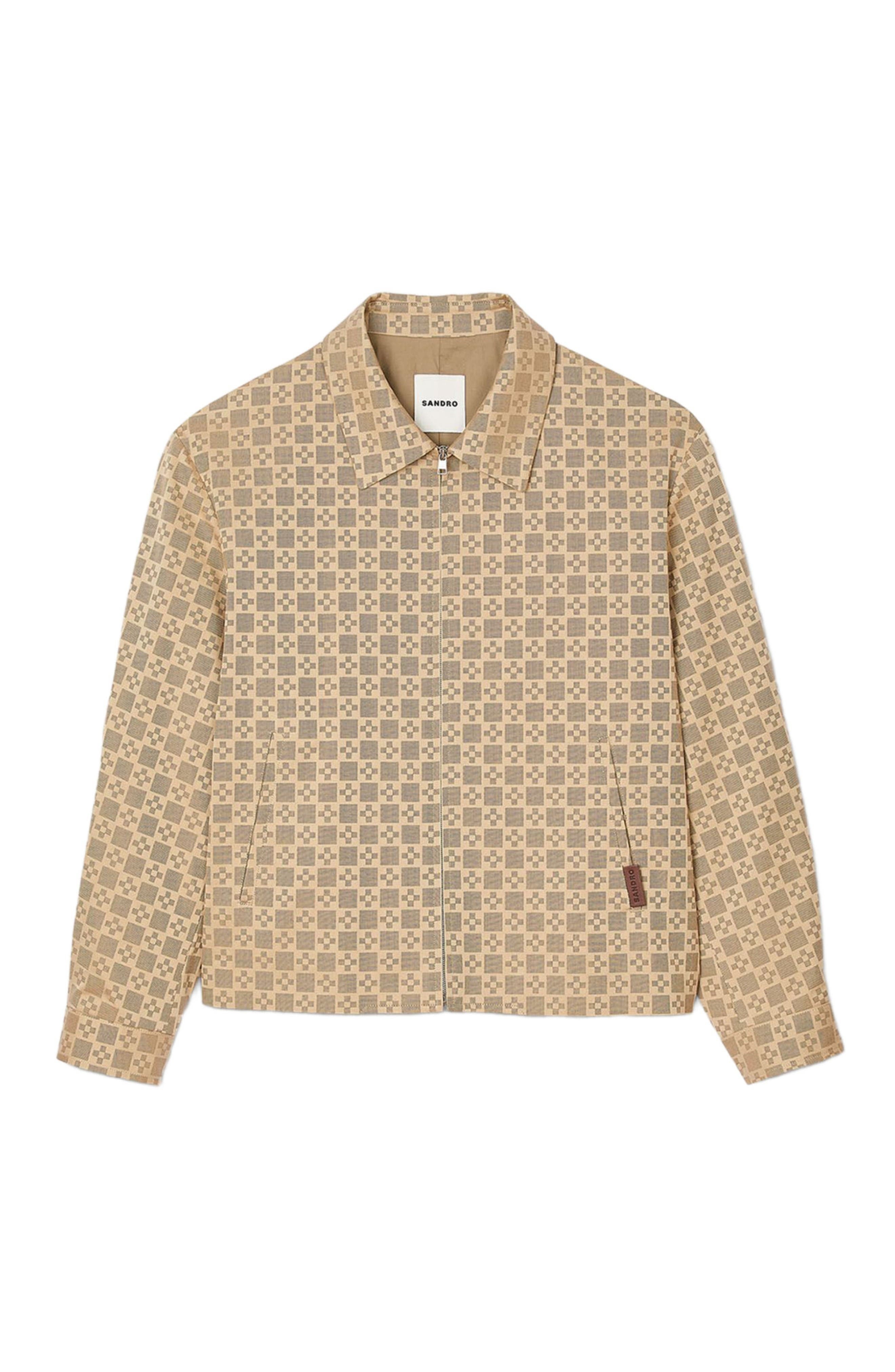 SANDRO Square Cross zip-up jacket at Nordstrom - 5