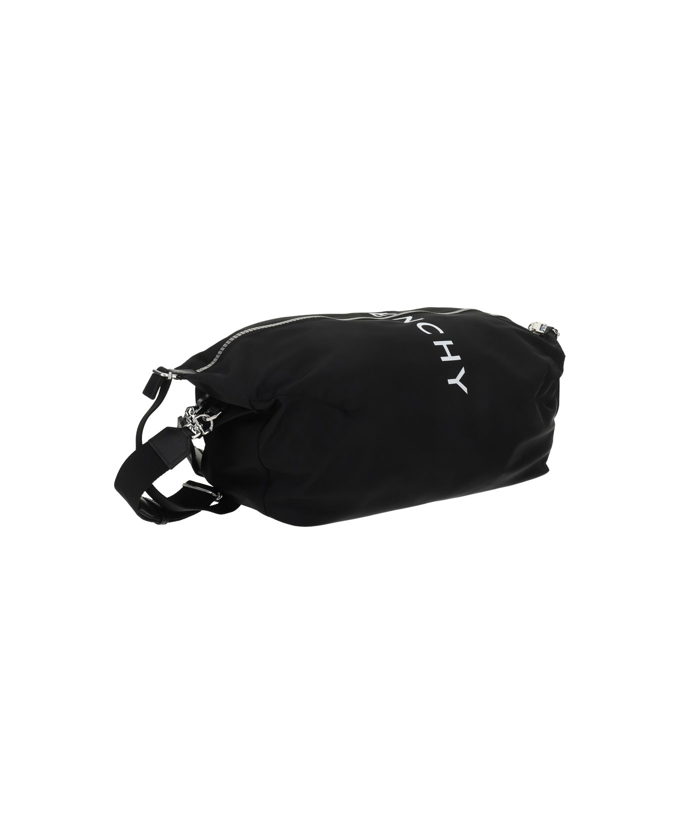 Black Nylon G-zip Backpack With Logo - 2