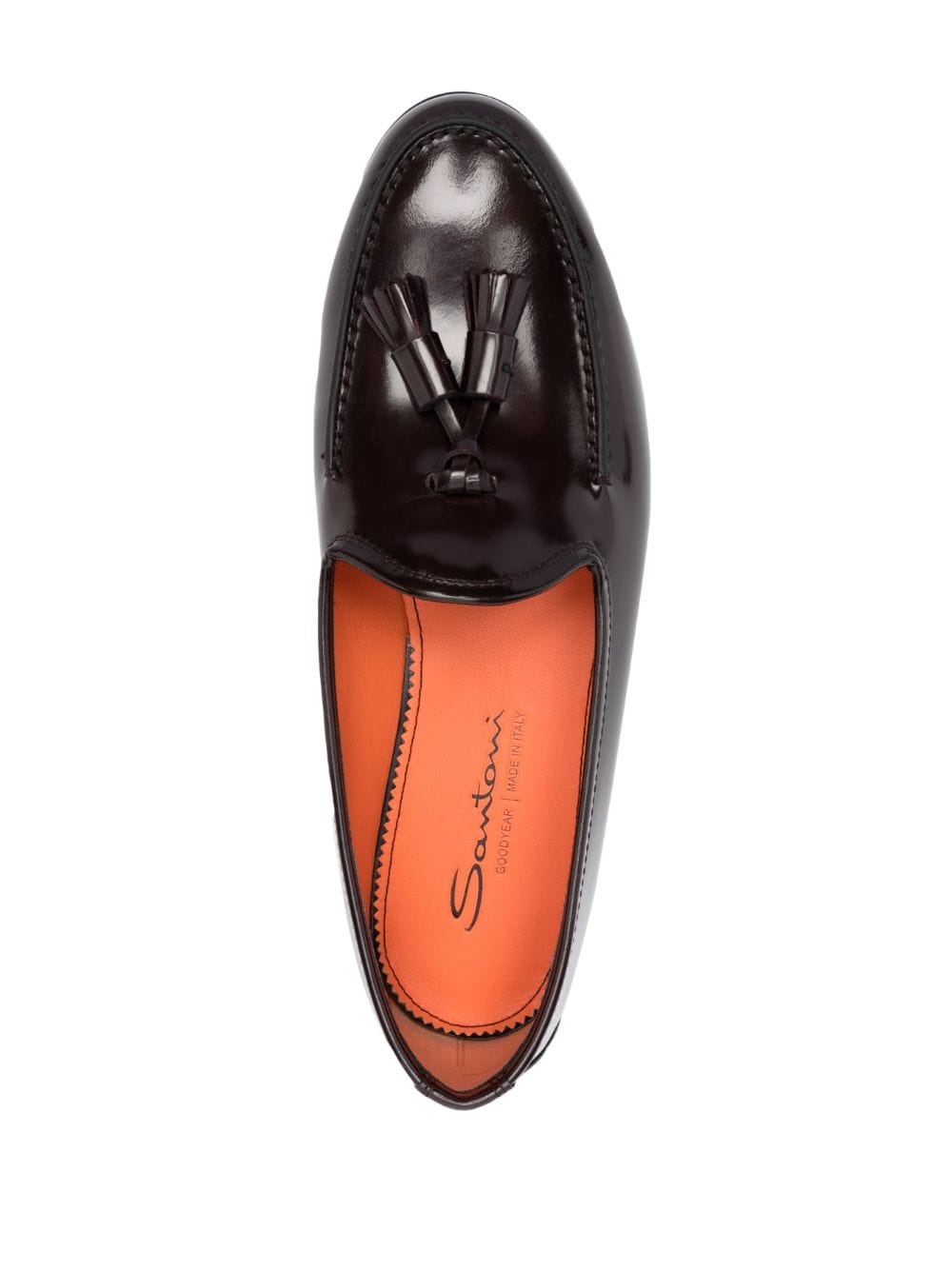 Andrea tassel-detail leather loafers - 4