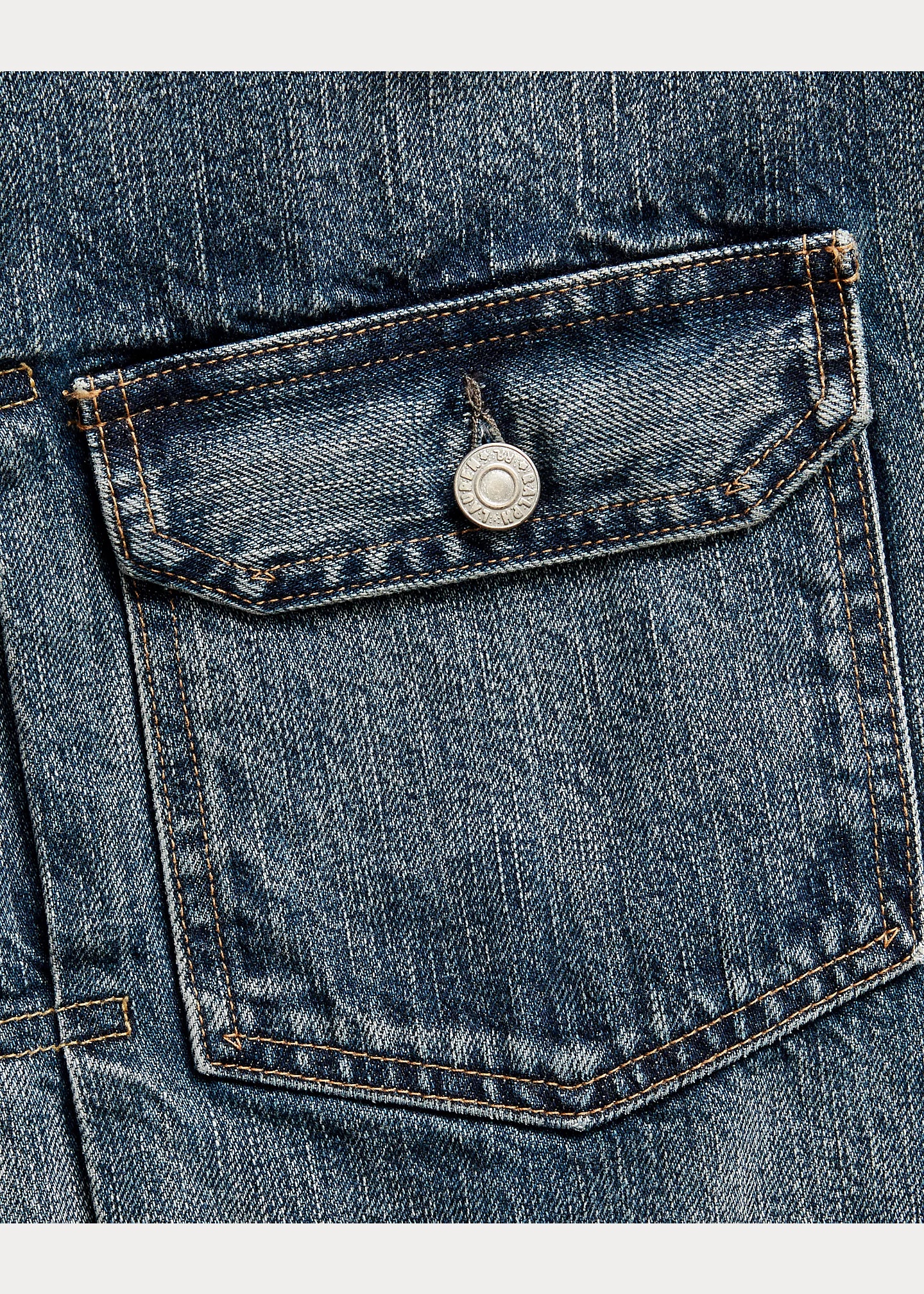 Overdale Indigo Denim Trucker Jacket - 4