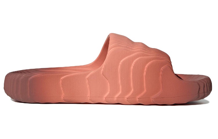 adidas Originals Adilette 22 Slides 'Wonder Clay Wild Sepia Core Black' IG7492 - 2