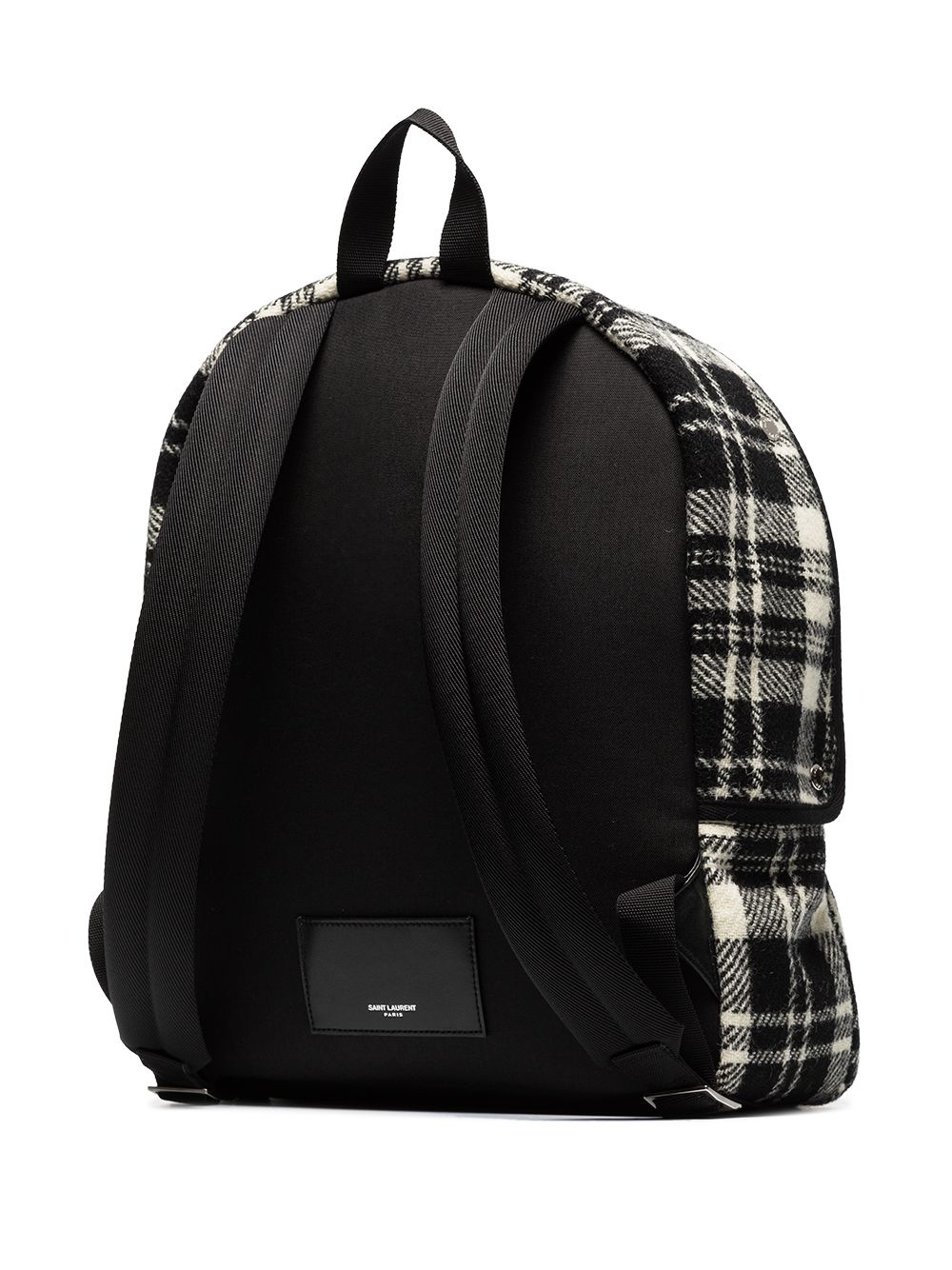 Camp check-pattern backpack - 3