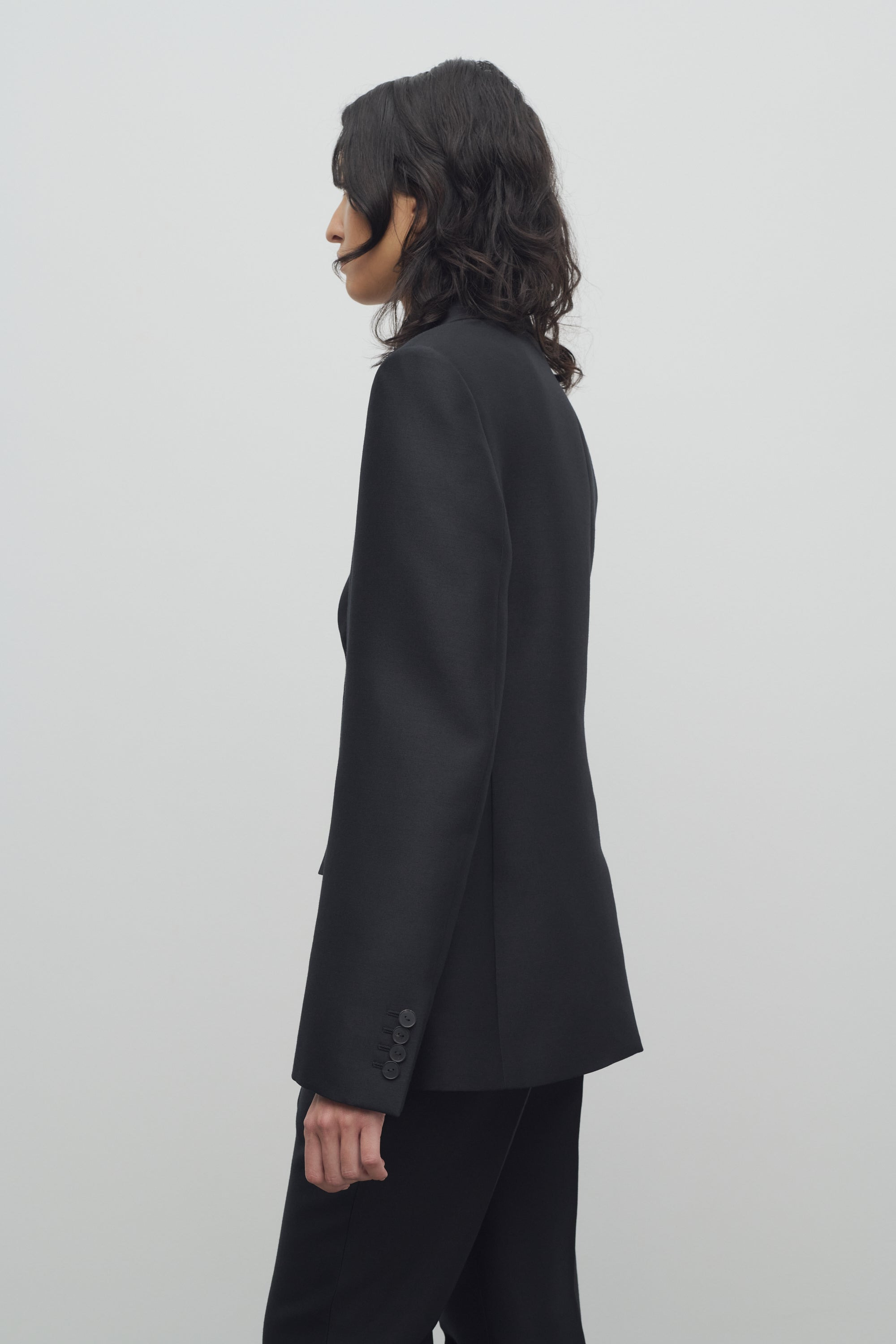 Harlee Jacket in Wool and Silk - 4