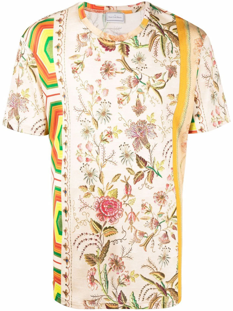 febo mix-print T-shirt 1