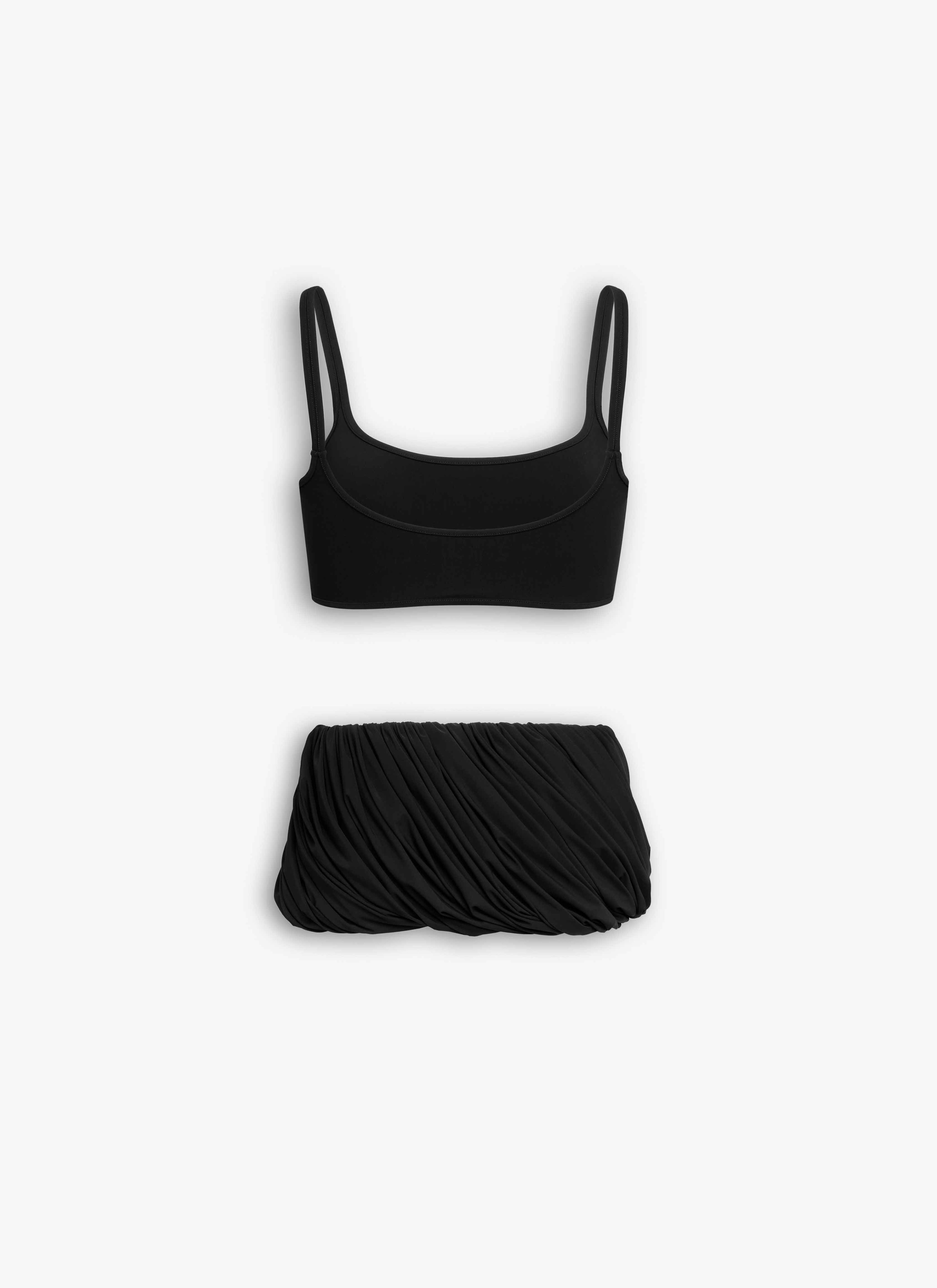 SCULPTING JERSEY TWISTED BIKINI SET - 4