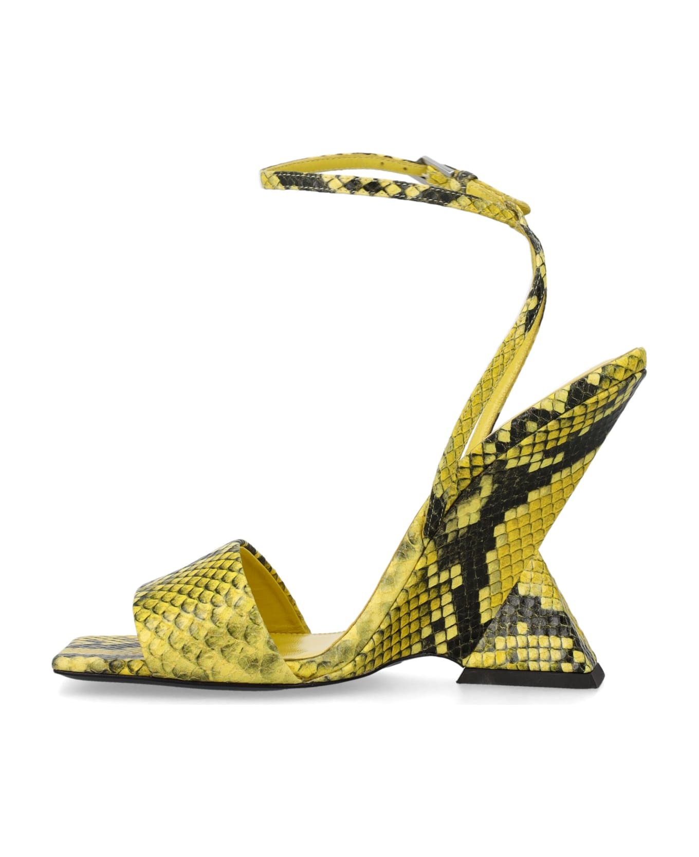 Cheope Fluo Yellow Sandal - 3