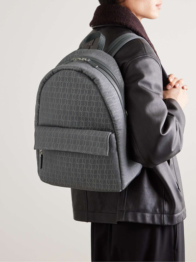 Christian Louboutin Zip N Flap Logo-Jacquard Cotton-Canvas Backpack outlook