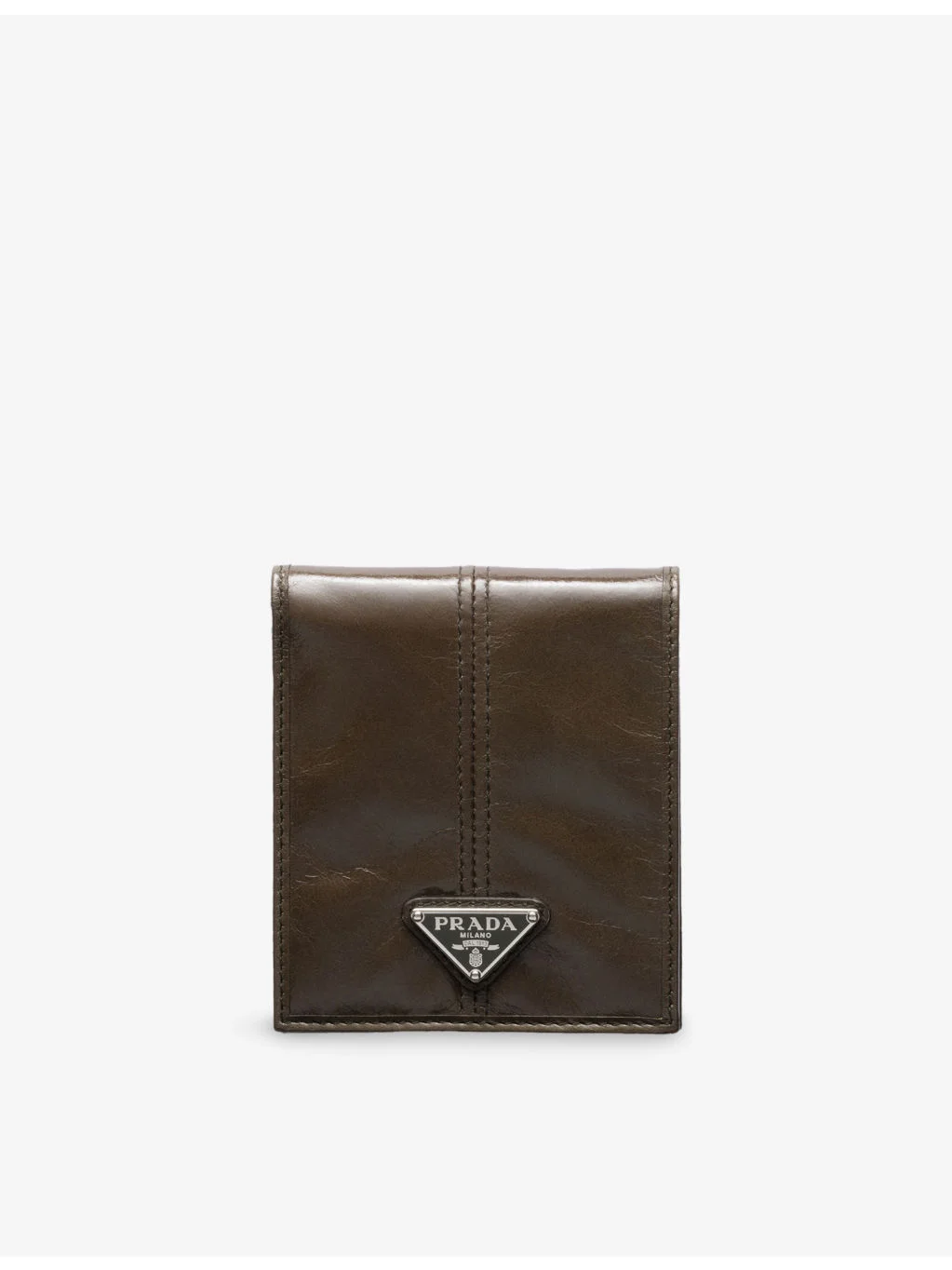 Brand-Plaque Leather Wallet - 1