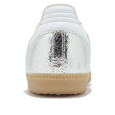(WMNS) adidas Samba OG 'Silver Metallic Cracked Leather' JR0035 - 4