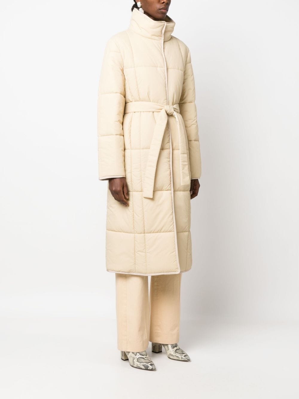 Tracey belted padded coat - 3