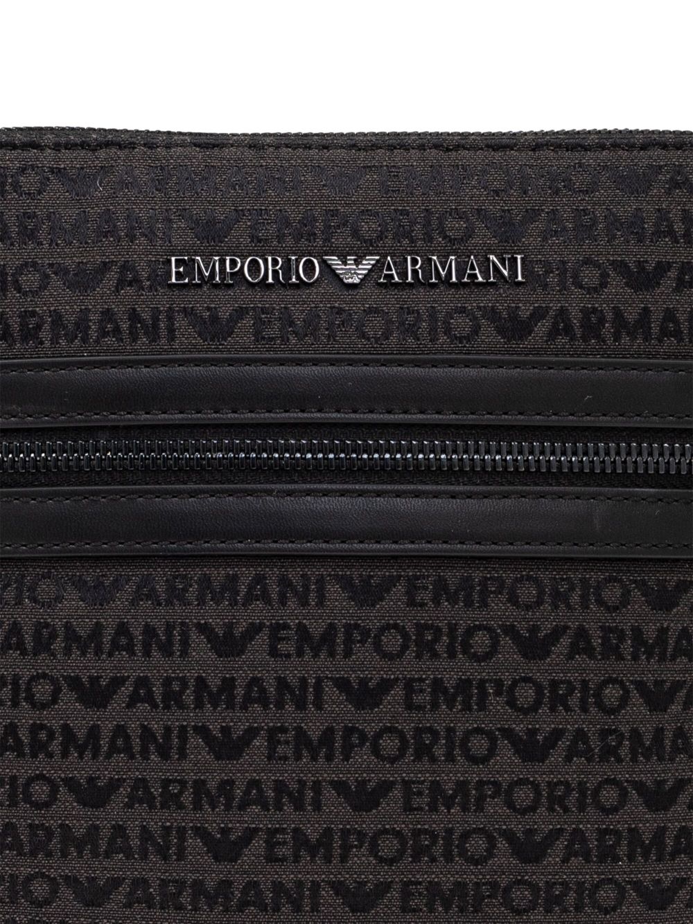 all-over lettering messenger bag - 5