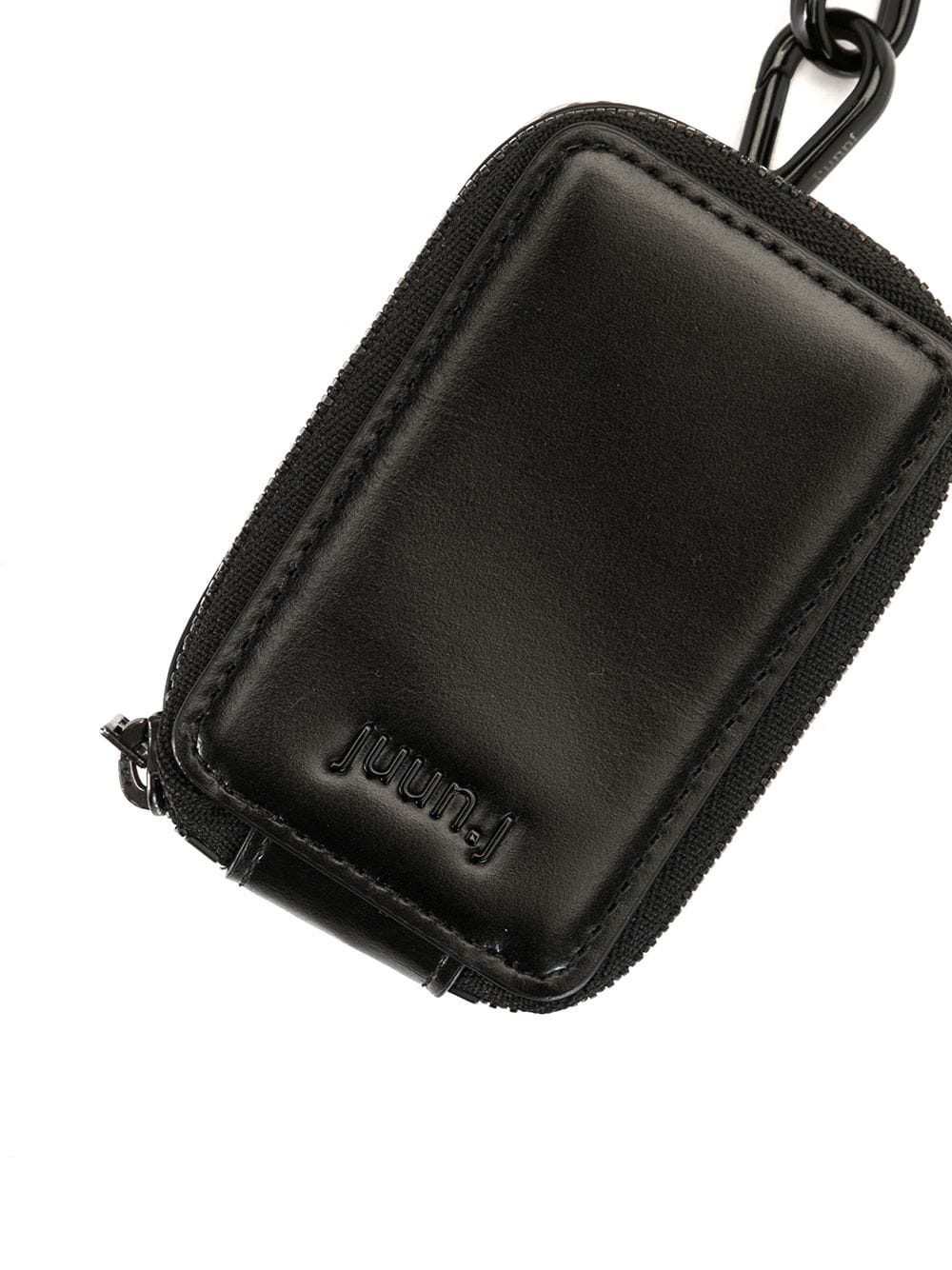 neck strap leather cardholder - 2