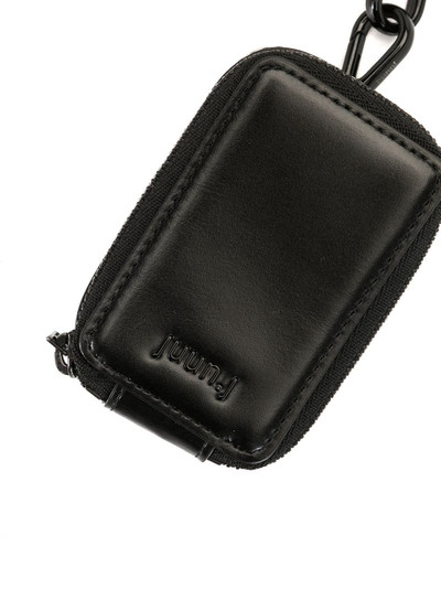 JUUN.J neck strap leather cardholder outlook