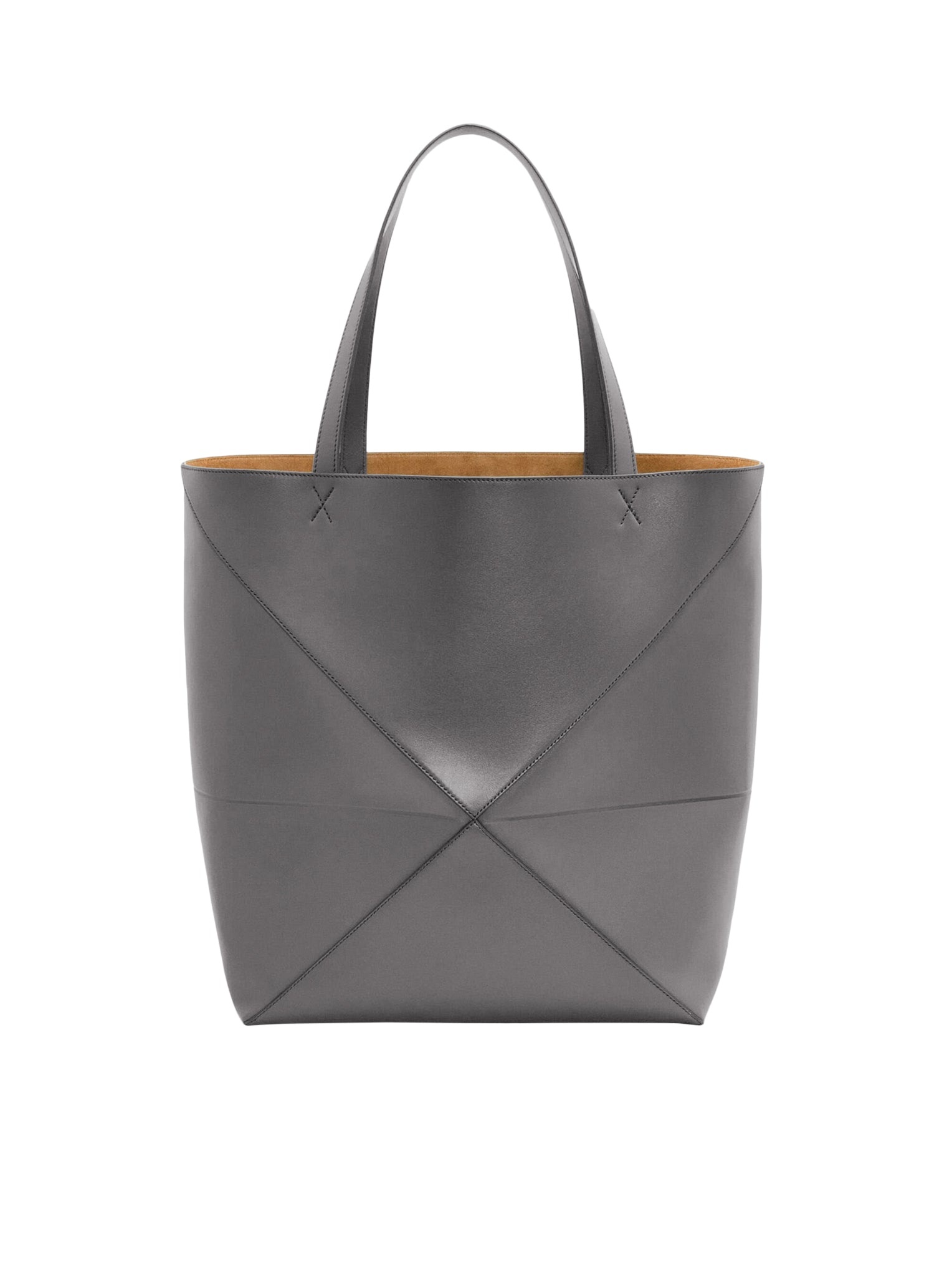 PUZZLE FOLD TOTE XL BAG IN POLISHED CALFSKIN - 3