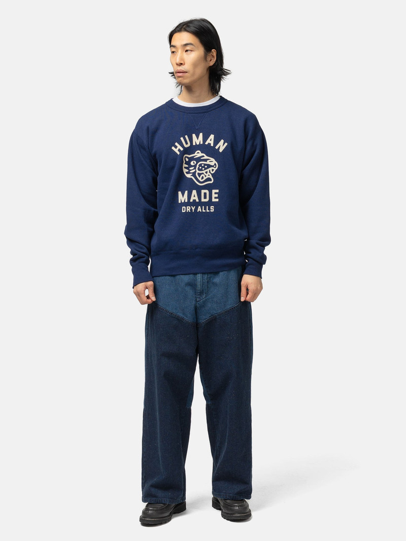 Human Made Tsuriami Sweatshirt Navy outlook