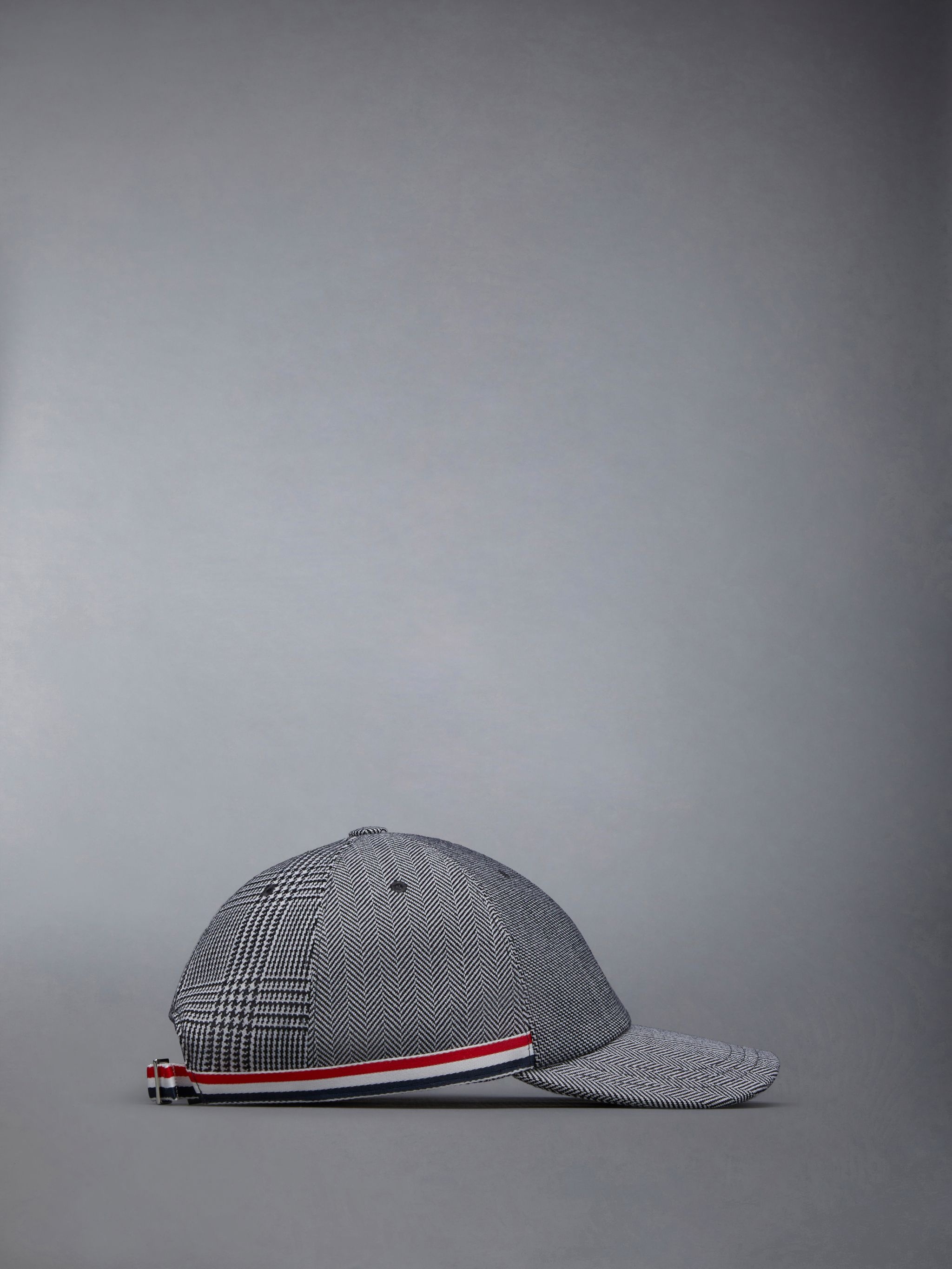 Fun-Mix Prince of Wales Heavy Suiting 6-Panel Baseball Cap - 2
