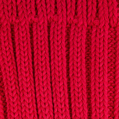 Iron Heart DEC-CAS-RED Decka Cased Heavyweight Plain Socks - Red outlook