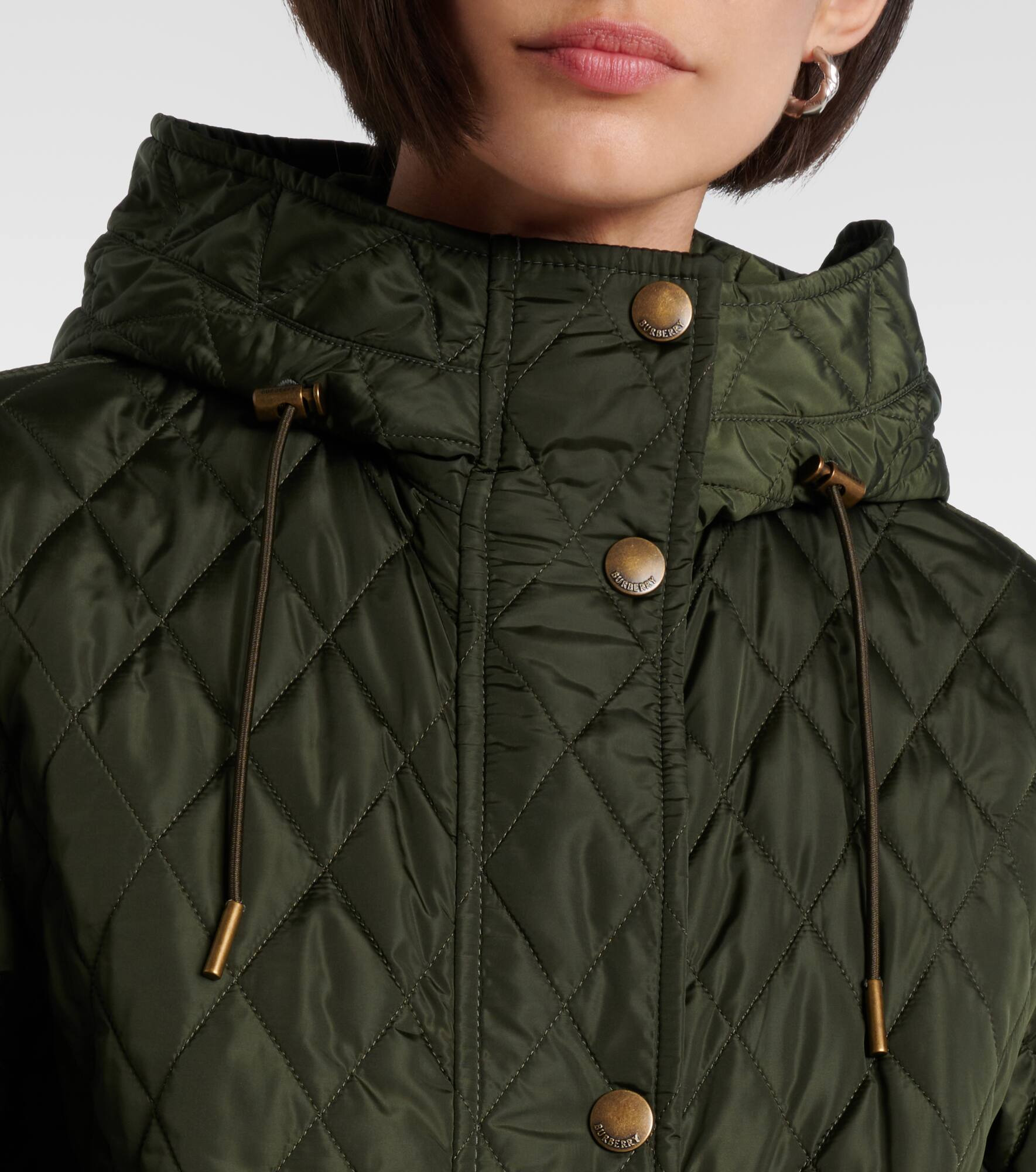 Quilted woven jacket - 4