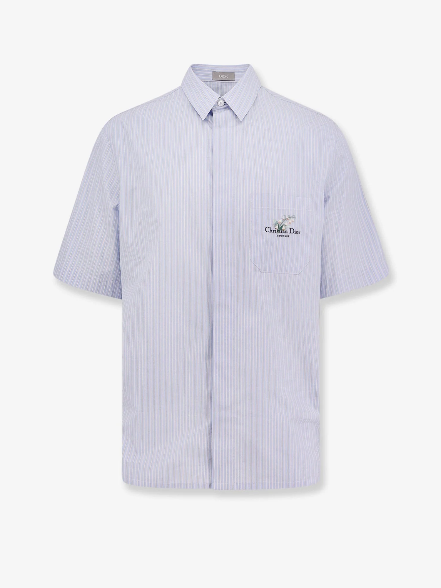 Dior Men Striped Cotton Shirt - 1