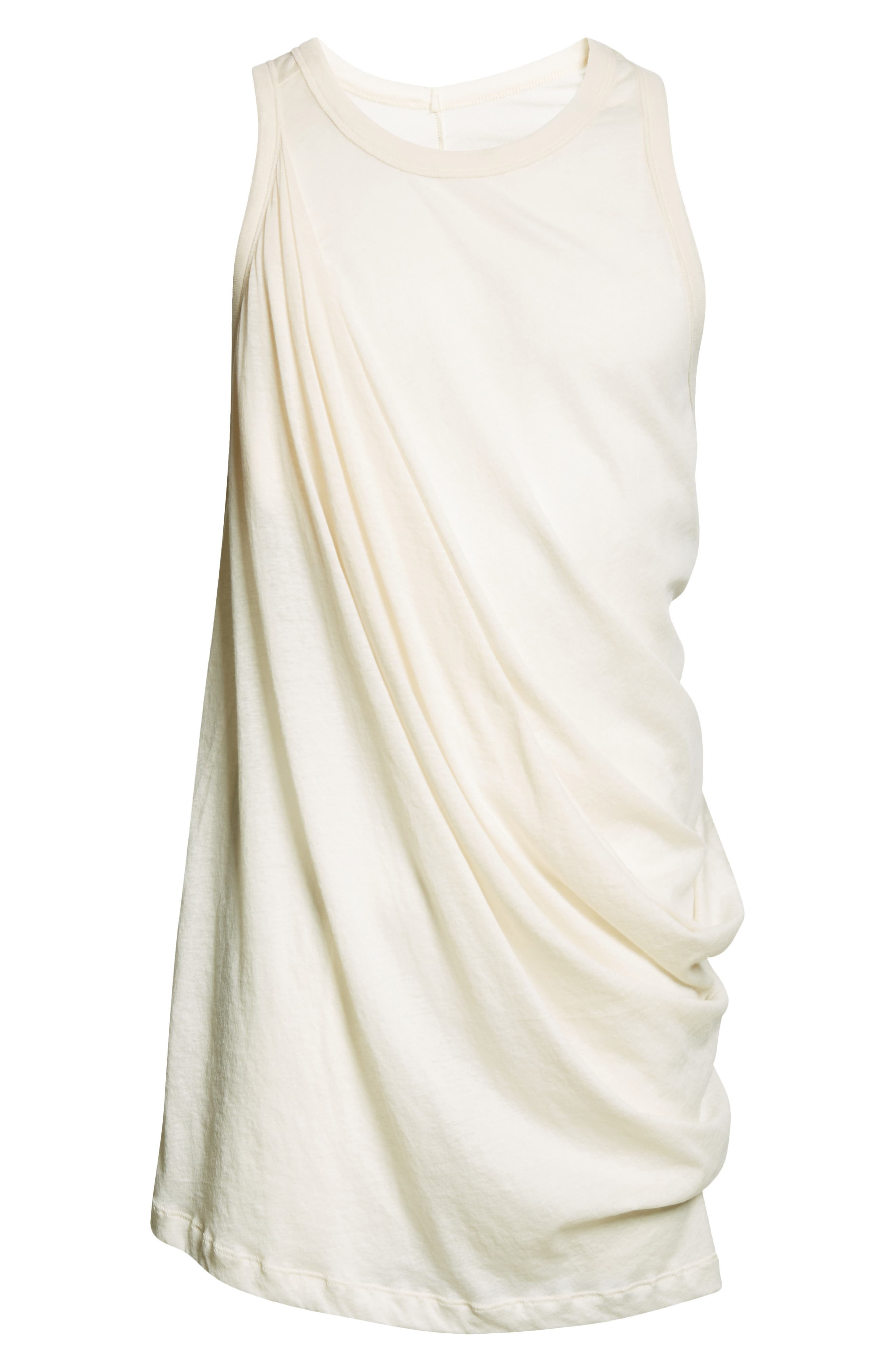 Rick Owens Anthem Draped Tank in Natural at Nordstrom - 6
