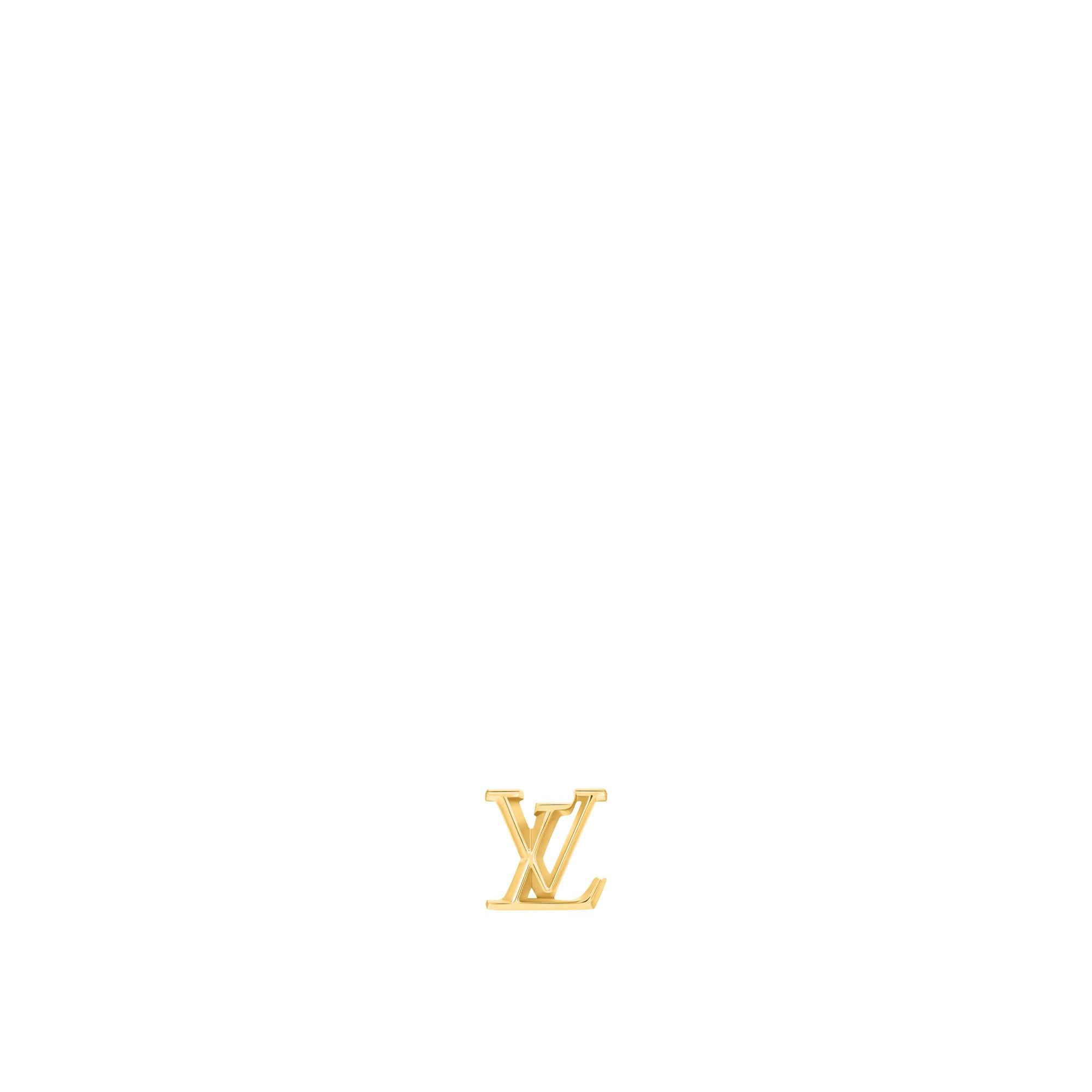 Louis Vuitton NIGO & Virgil Abloh Pyramidal LV Ear Stud Yellow Gold (18k)