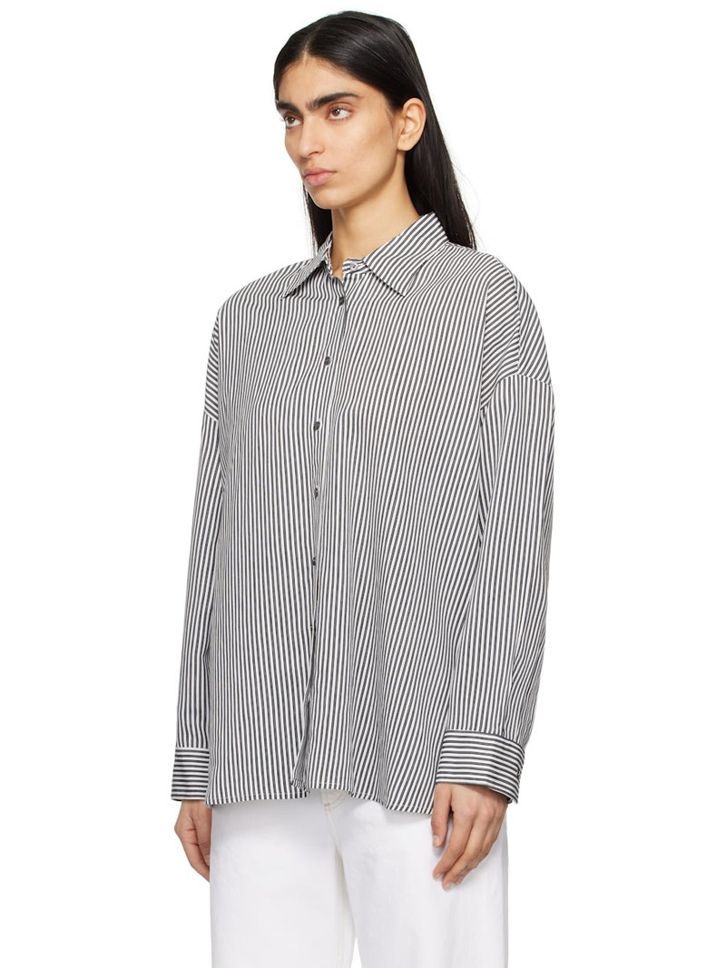 AGOLDE Black & White Roux Shirt outlook