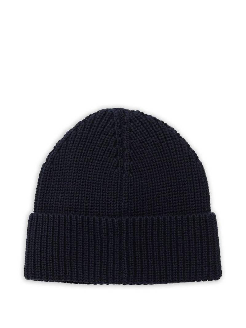 Moncler Grenoble logo-patch beanie hat outlook