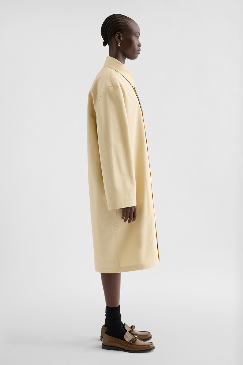 Cotton Blend Poplin Coat 3